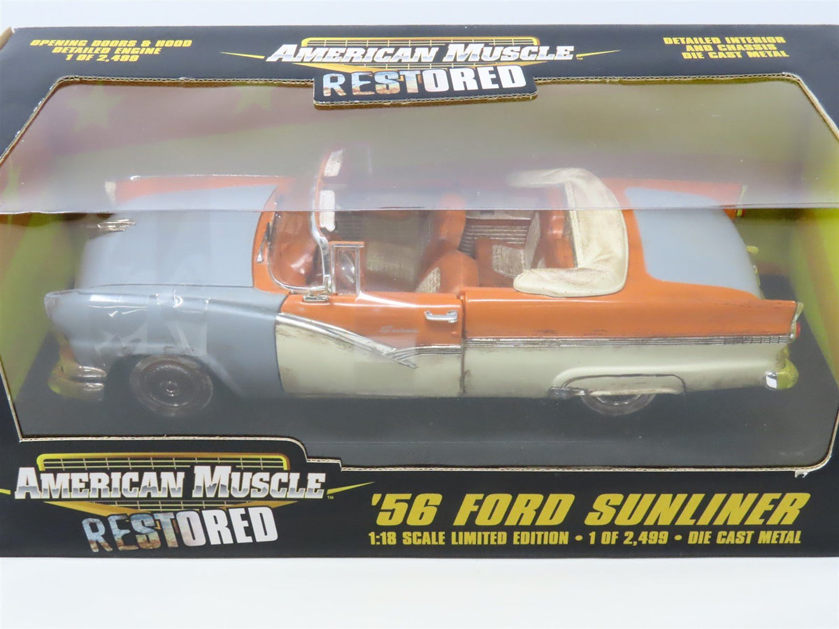 1:18 Scale ERTL American Muscle Restored Limited Edition 36398 &#39;56 Ford Sunliner