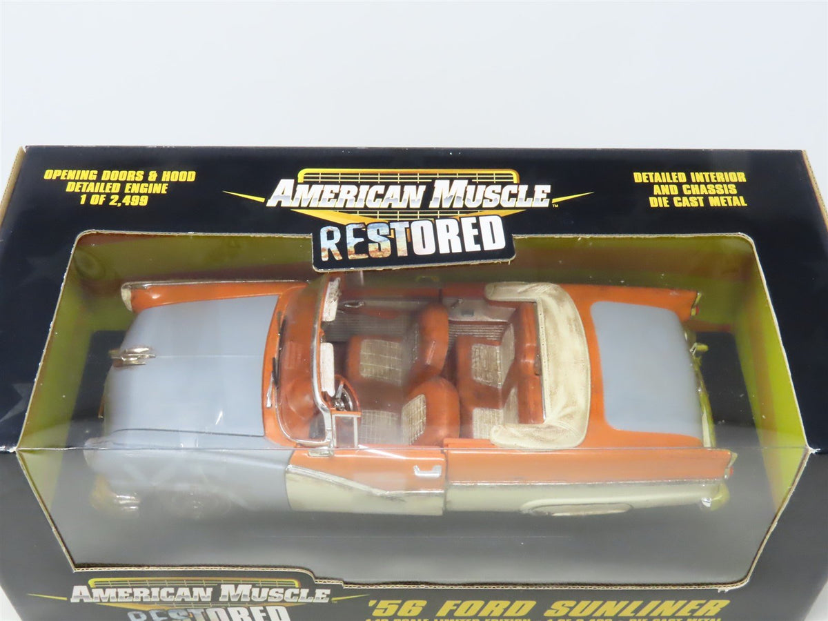 1:18 Scale ERTL American Muscle Restored Limited Edition 36398 &#39;56 Ford Sunliner