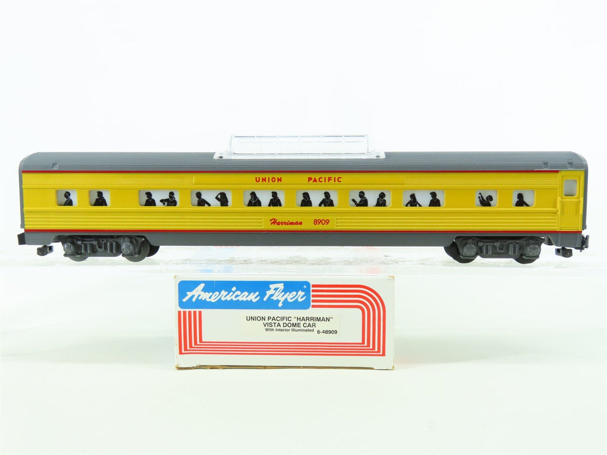 S Scale Lionel American Flyer 6-48909 UP Vista Dome Passenger Car &quot;Harriman&quot;