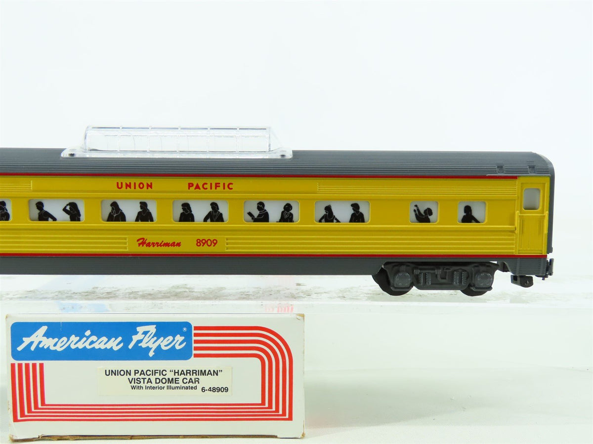 S Scale Lionel American Flyer 6-48909 UP Vista Dome Passenger Car &quot;Harriman&quot;