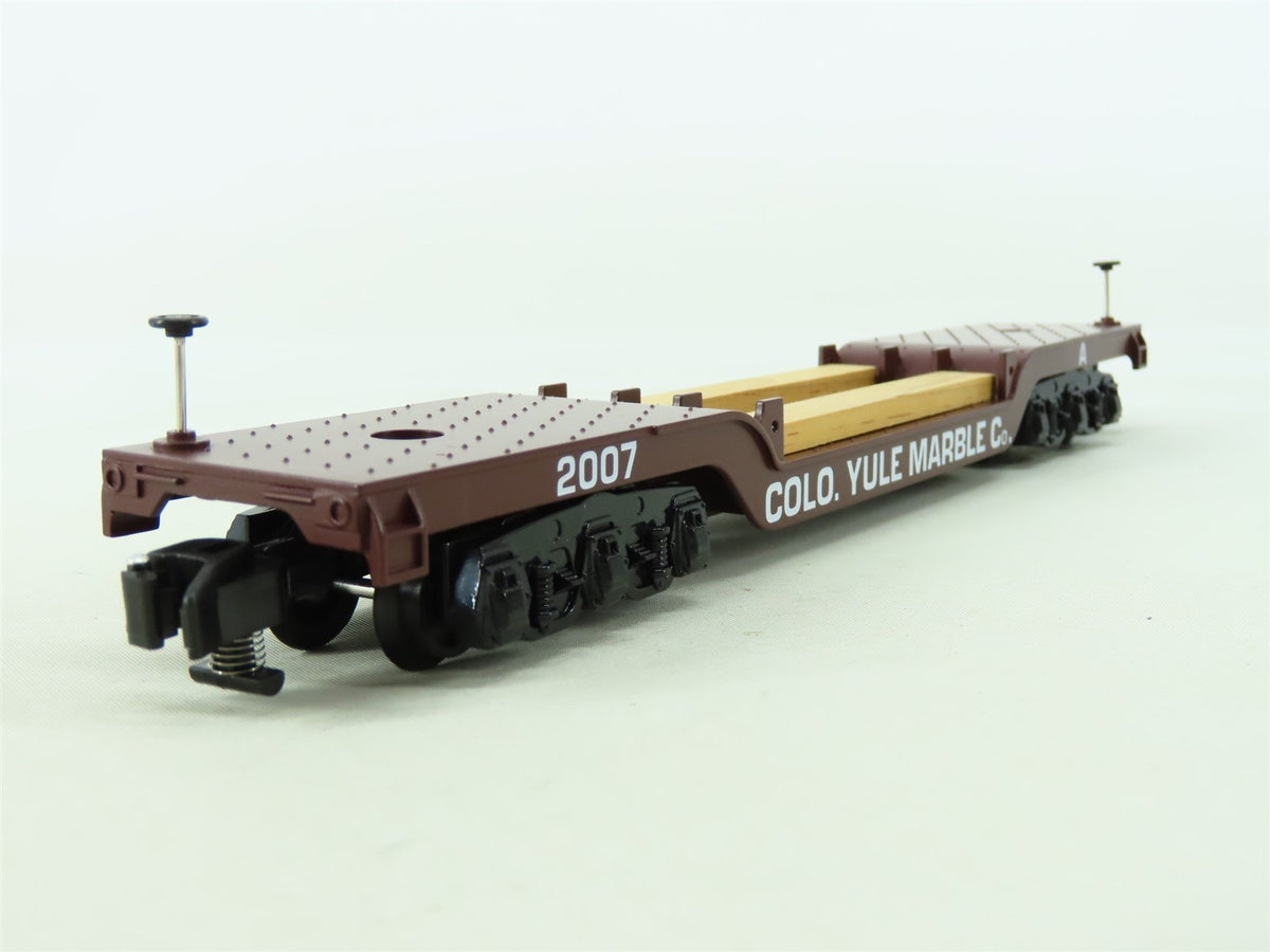 S Scale Lionel American Flyer 6-48249 Colorado Yule Marble Co. Flat Car w/Load