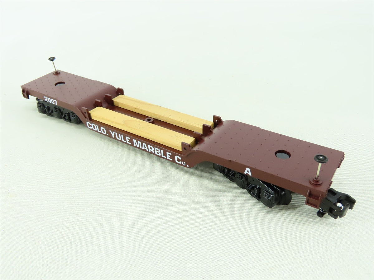 S Scale Lionel American Flyer 6-48249 Colorado Yule Marble Co. Flat Car w/Load