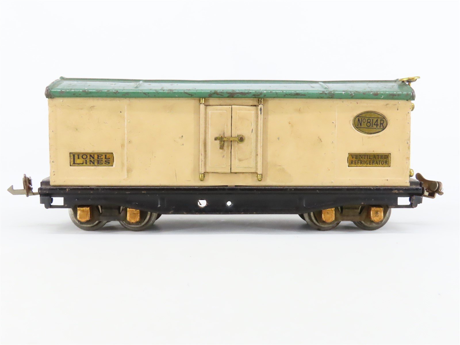 O Gauge 3-Rail Lionel Lines Tinplate 814R Ventilated Refrigerator Car