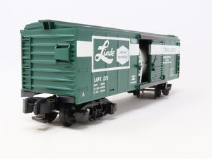 S Scale American Flyer 6-48231 LAPX Linde Gas Tank/Boxcar #273