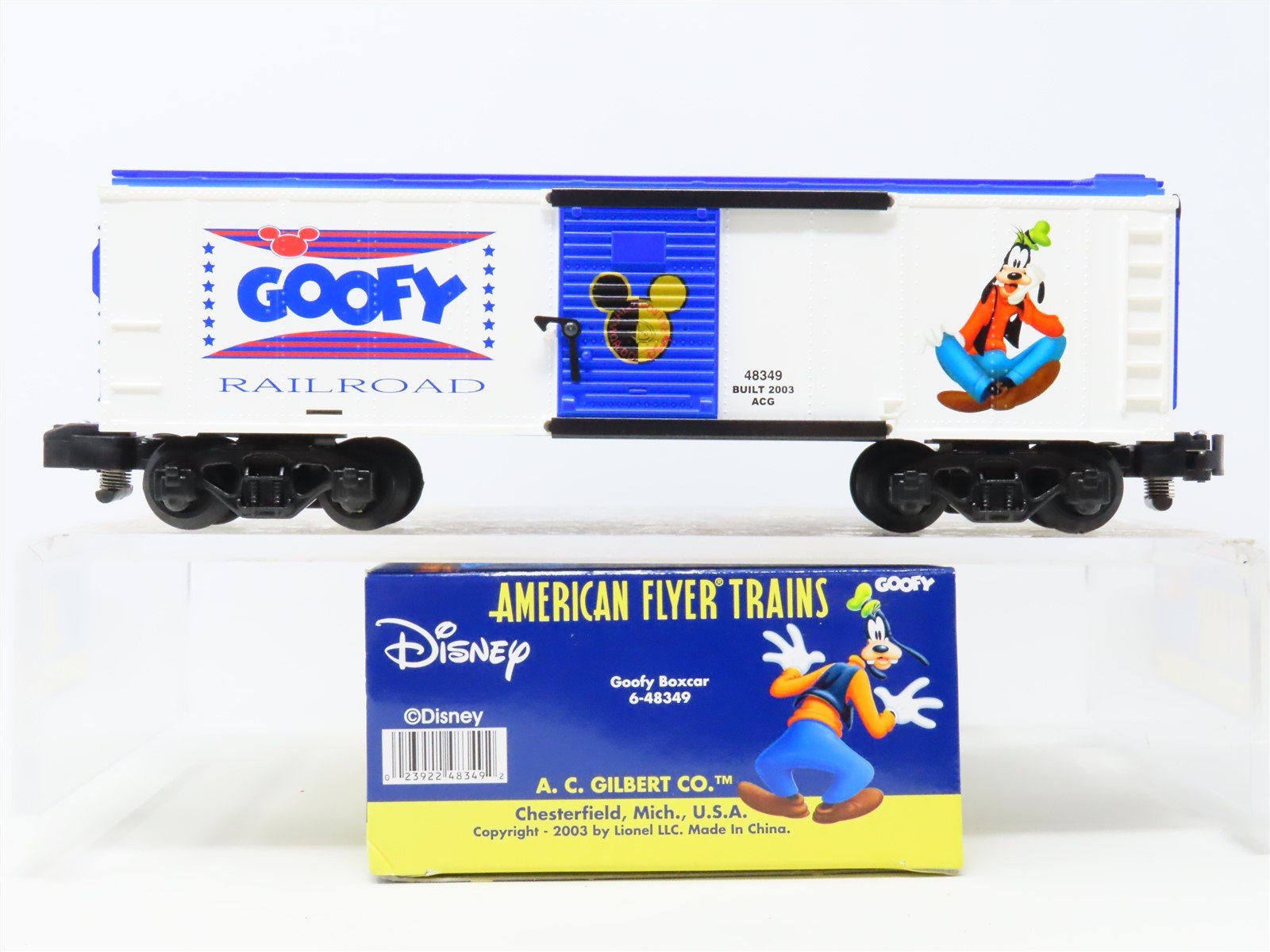 S Scale American Flyer 6-48349 Disney Goofy Boxcar
