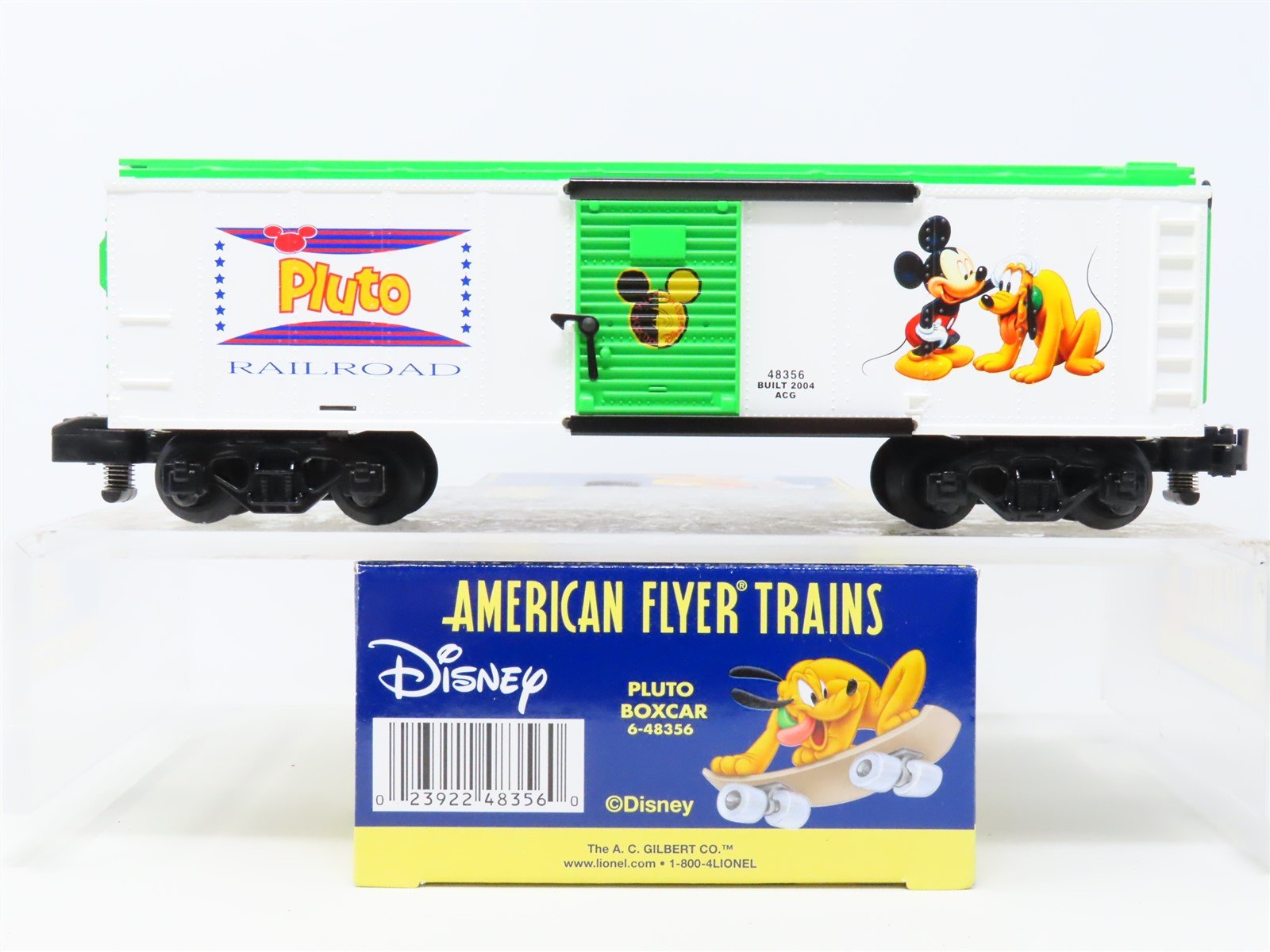 S Scale American Flyer 6-48356 Disney Pluto Boxcar