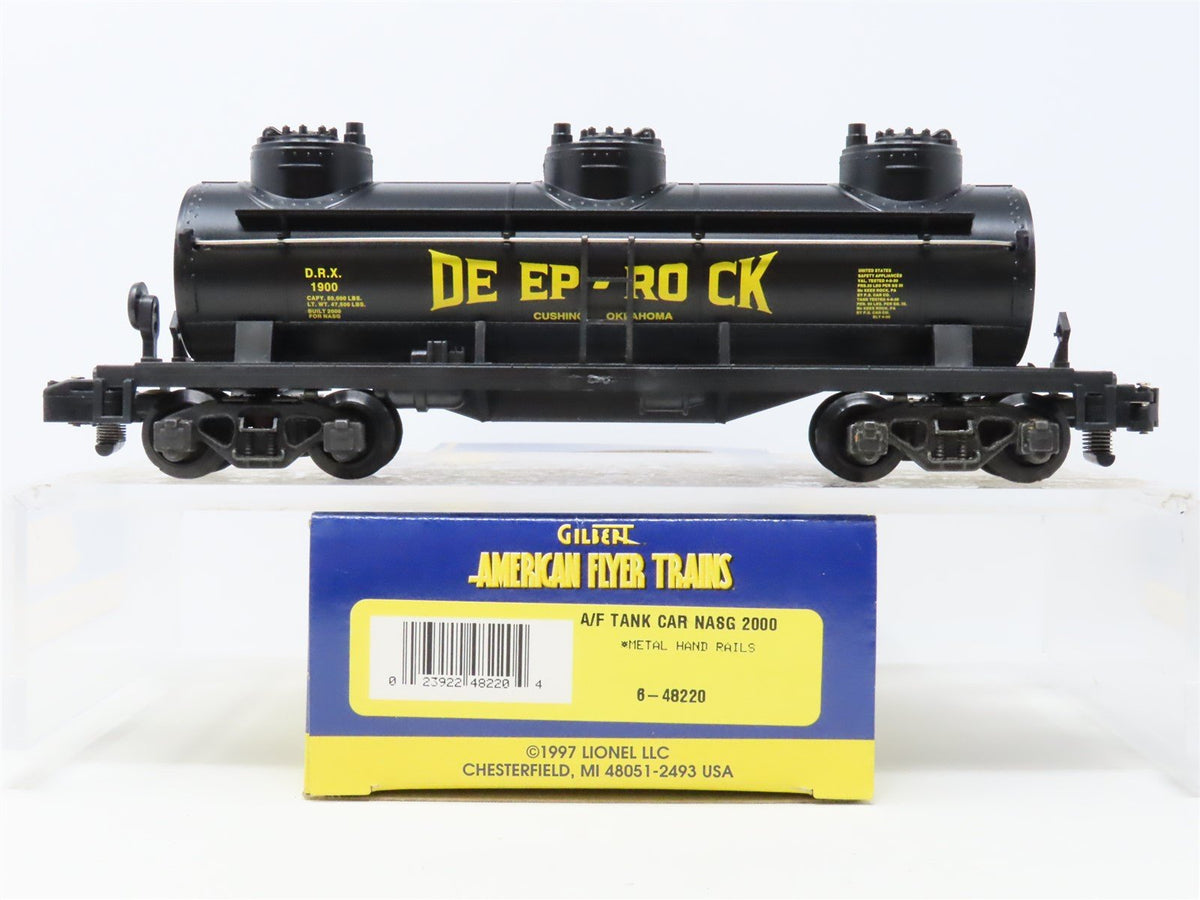 S Scale American Flyer 6-48220 DRX Deep Rock Tankcar #1900