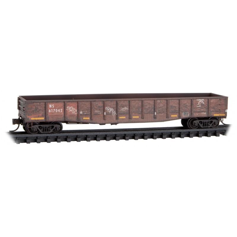 N Micro-Trains MTL 10544450 NS/ex-CR 50' Gondola #617042 Weathered FT Series #7