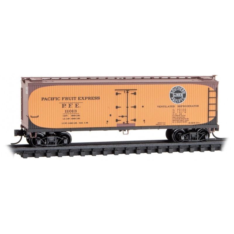 N Micro-Trains MTL 04900962 SP UP PFE Pacific Fruit Express 40&#39; Reefer #11013