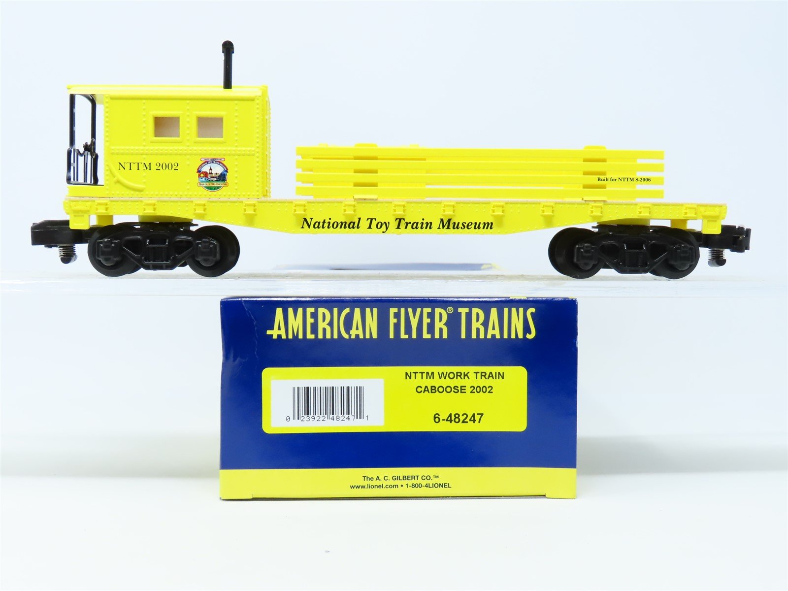 S Scale American Flyer 6-48247 NTTM National Toy Train Museum Work Caboose #2002