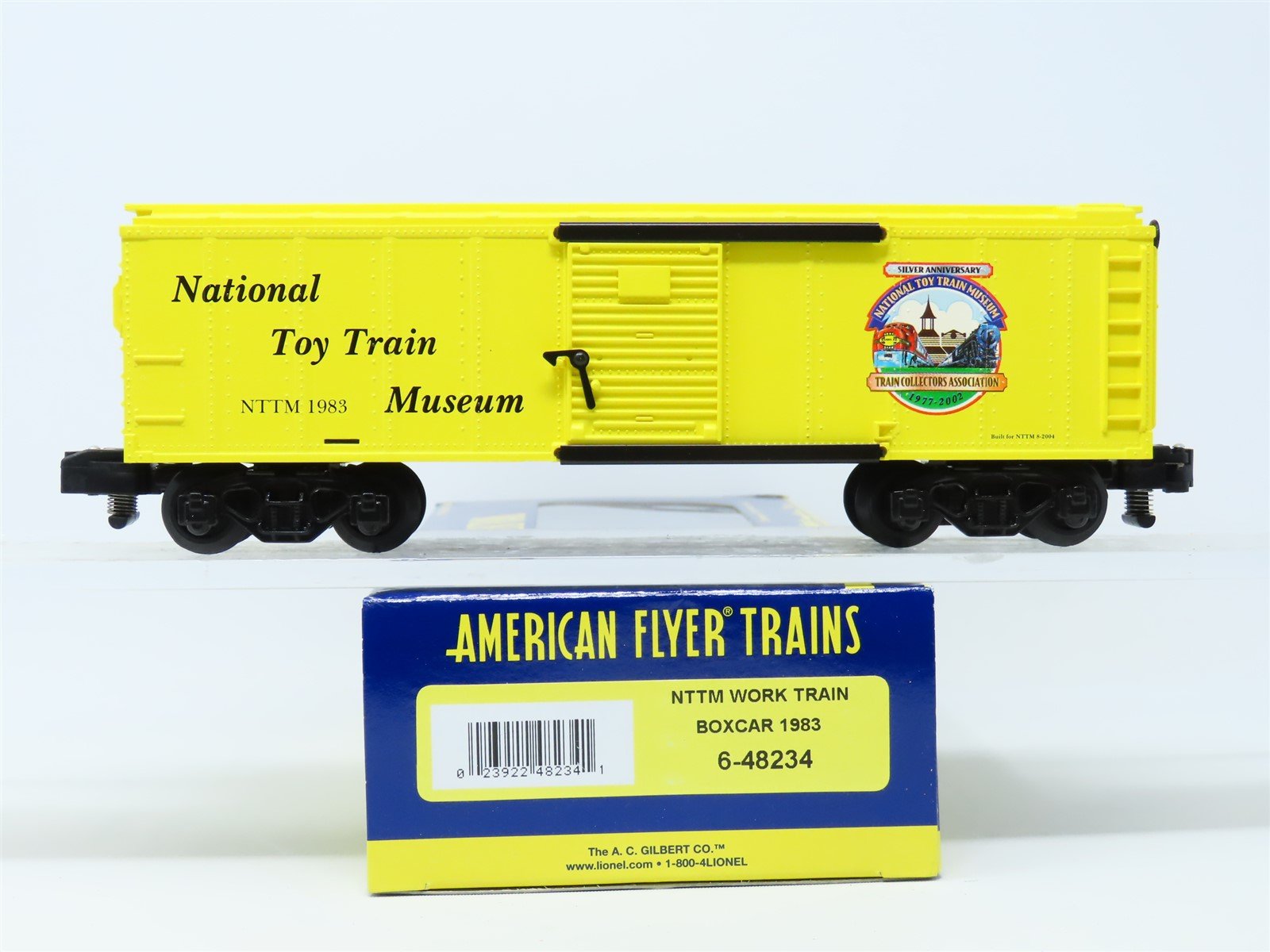 S American Flyer 6-48234 NTTM National Toy Train Museum Work Train Box Car #1983