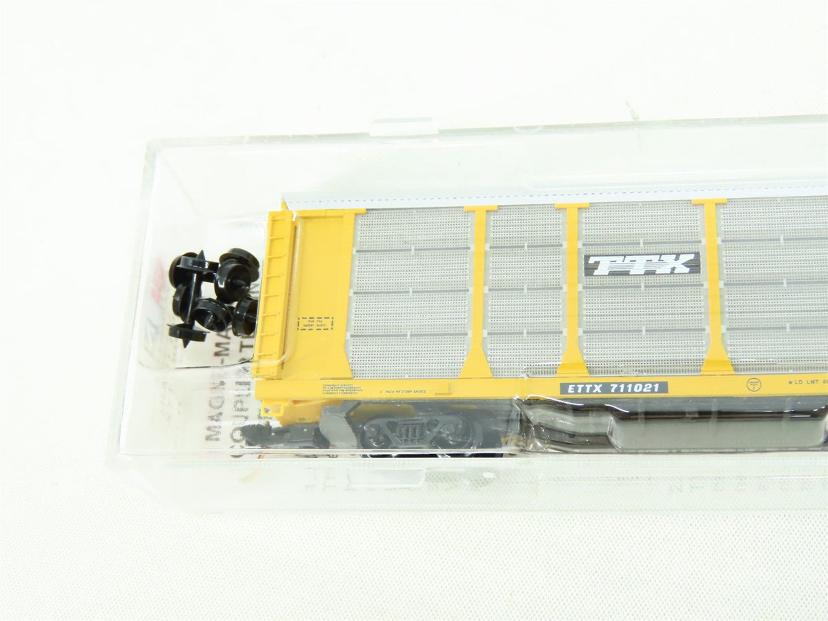 N Micro-Trains MTL 11100020 TTX Trailer Train 89&#39; Tri-Level Auto Rack #711021