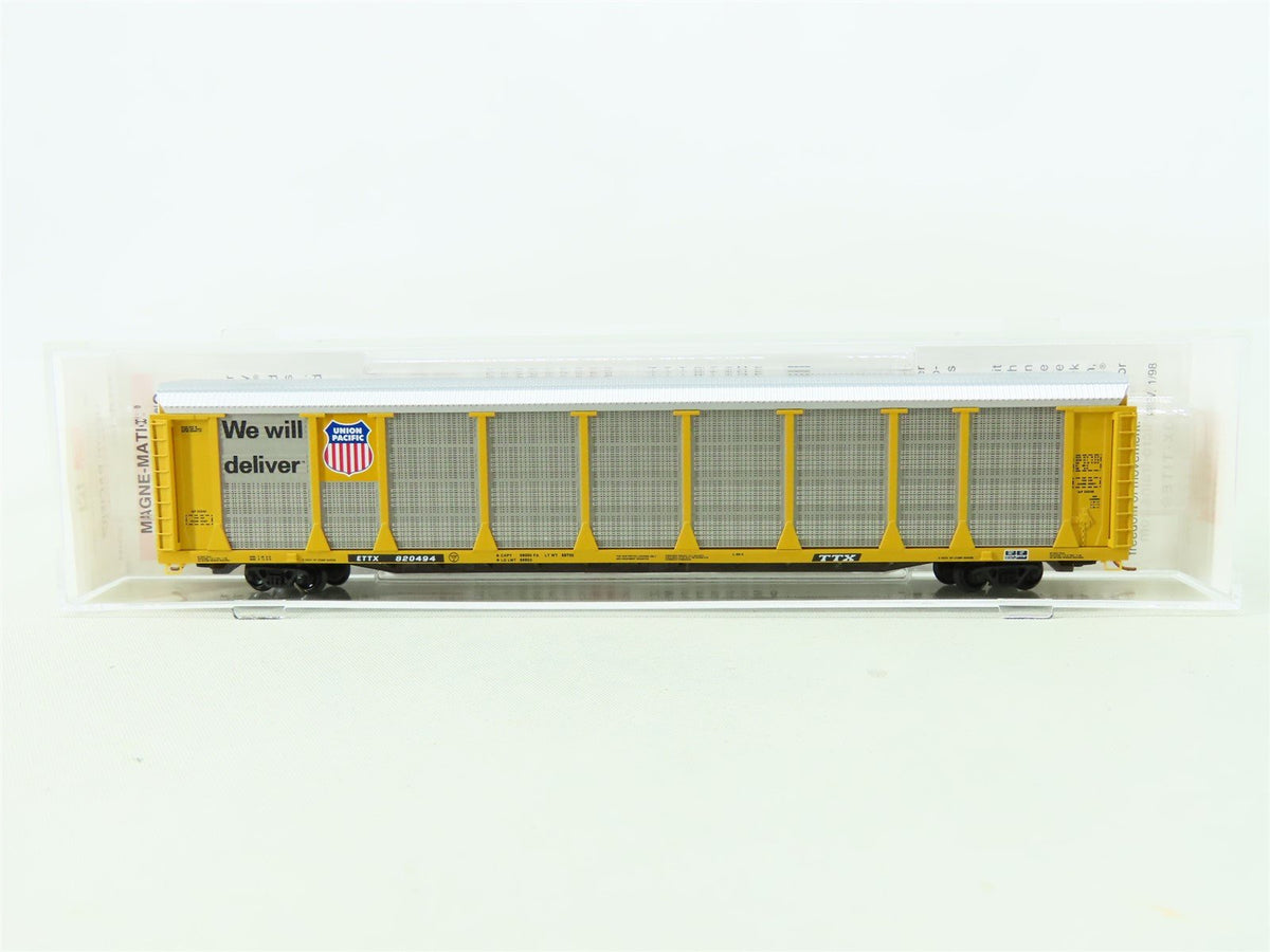 N Scale Micro-Trains MTL 11100052 ETTX UP Union Pacific 89&#39; Auto Rack #820494