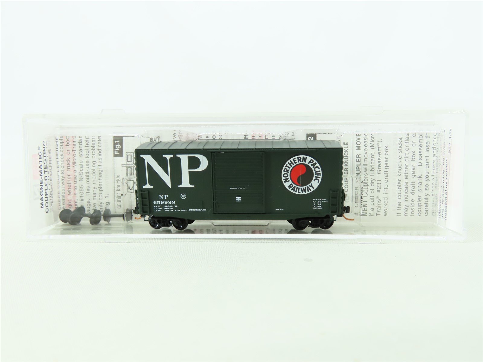 N Scale Micro-Trains MTL 10100010 NP Northern Pacific Hi-Cube Box Car #659999