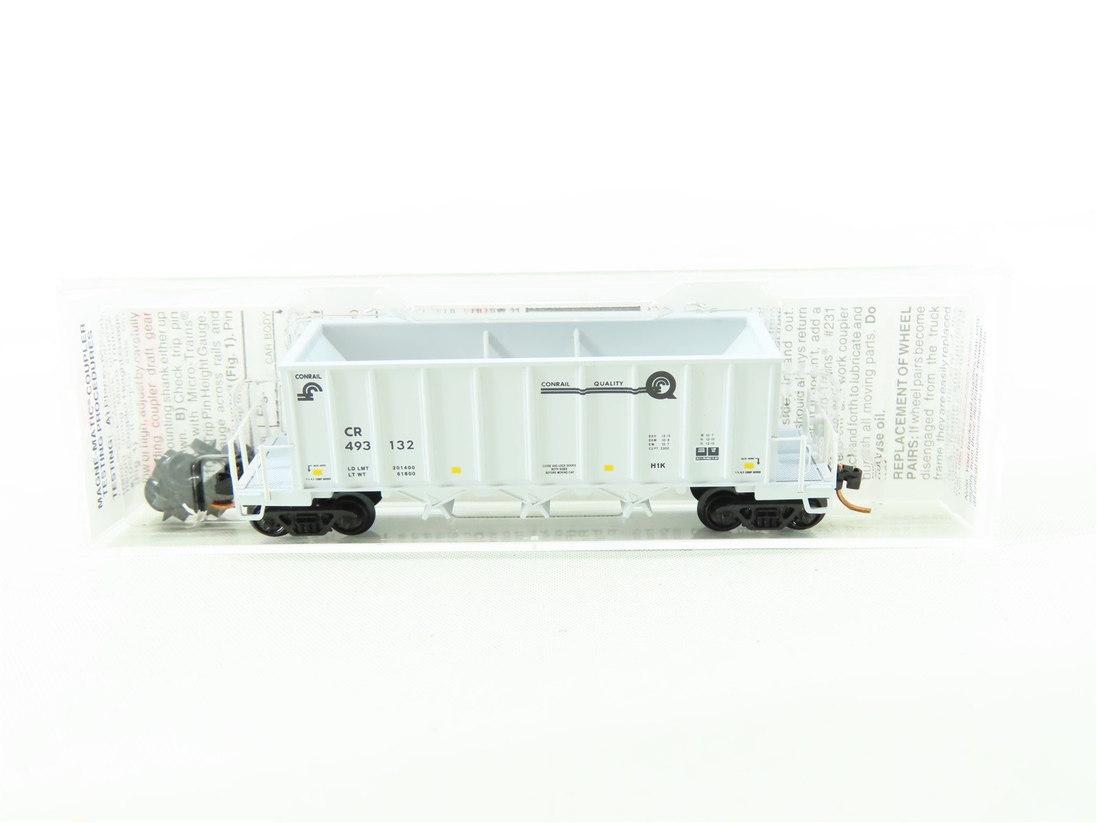 N Scale Micro-Trains MTL 12500031 CR Conrail Rapid Discharge Hopper #493132