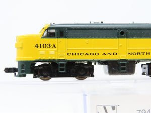 N Scale Life-Like 7942 CNW Chicago & North Western ALCO FA2 Diesel #4103-A