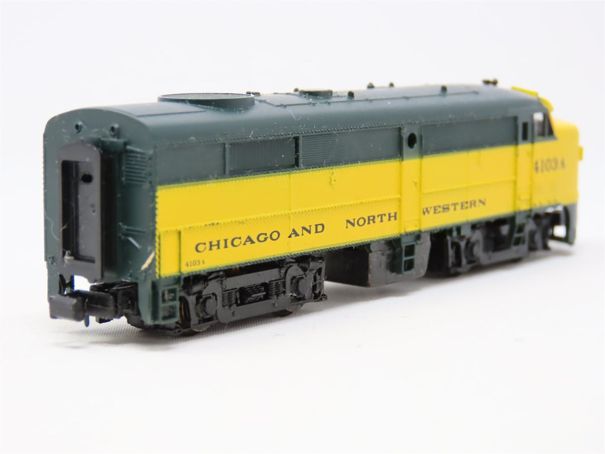 N Scale Life-Like 7942 CNW Chicago &amp; North Western ALCO FA2 Diesel #4103-A