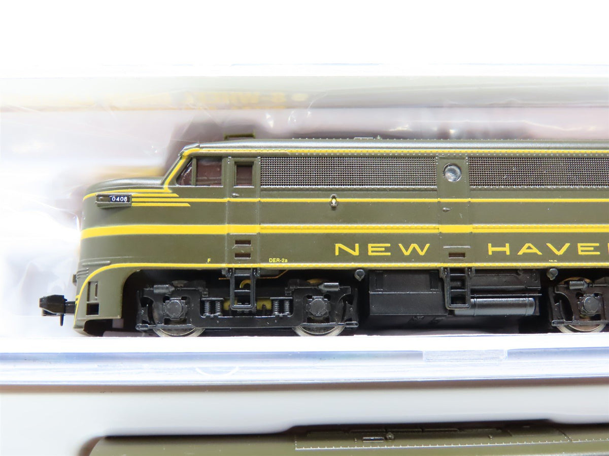 N Scale Life-Like 7449 NH New Haven ALCO FA1/FB1 Diesel Set #0408/0458