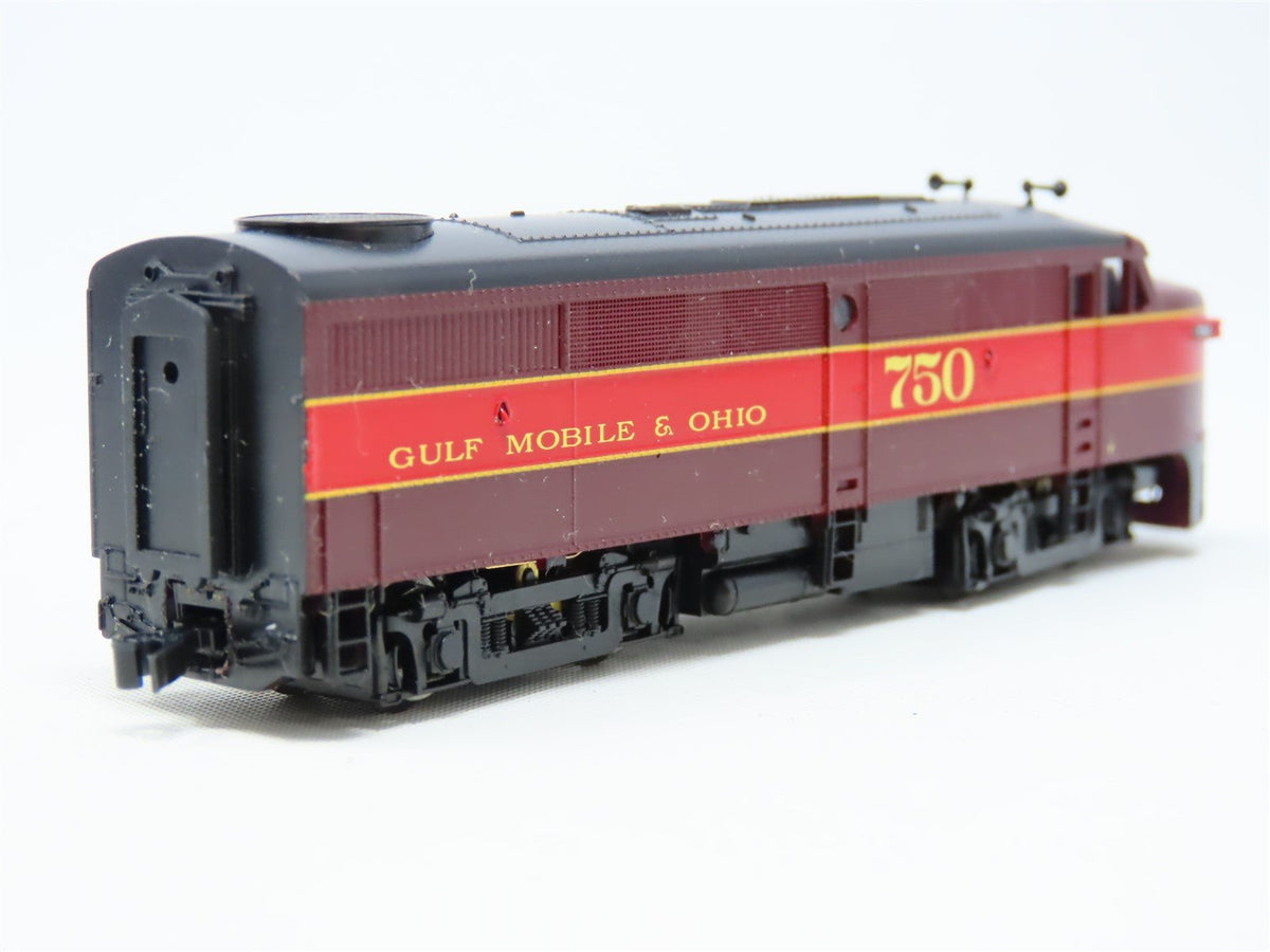 N Scale Life-Like 7418 GM&amp;O Gulf Mobile &amp; Ohio ALCO FA1/FB1 Diesel Set #750/B13
