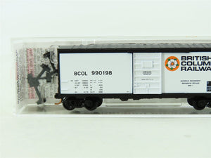 N Scale Micro-Trains MTL 07300060 BCOL British Columbia 40' Box Car #990198