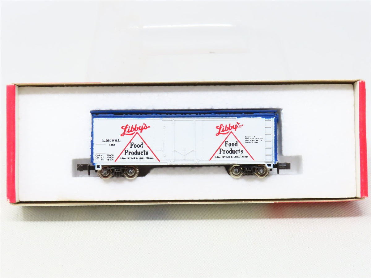 N Scale Con-Cor / Kato 1061 LMcN&amp;L Libby&#39;s Food Products Box Car #1452