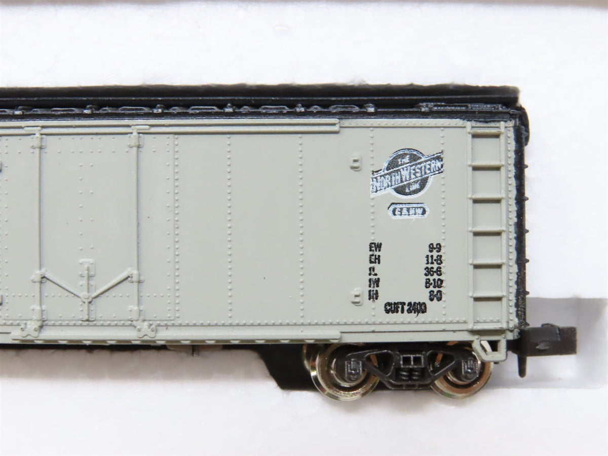 N Scale Con-Cor / Kato 1051-Q NWX North Western 40&#39; Steel Reefer #15064