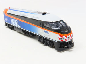 N Scale Kato 106-8701 Chicago METRA Bi-Level Commuter Set w/Loco & 3 Cars