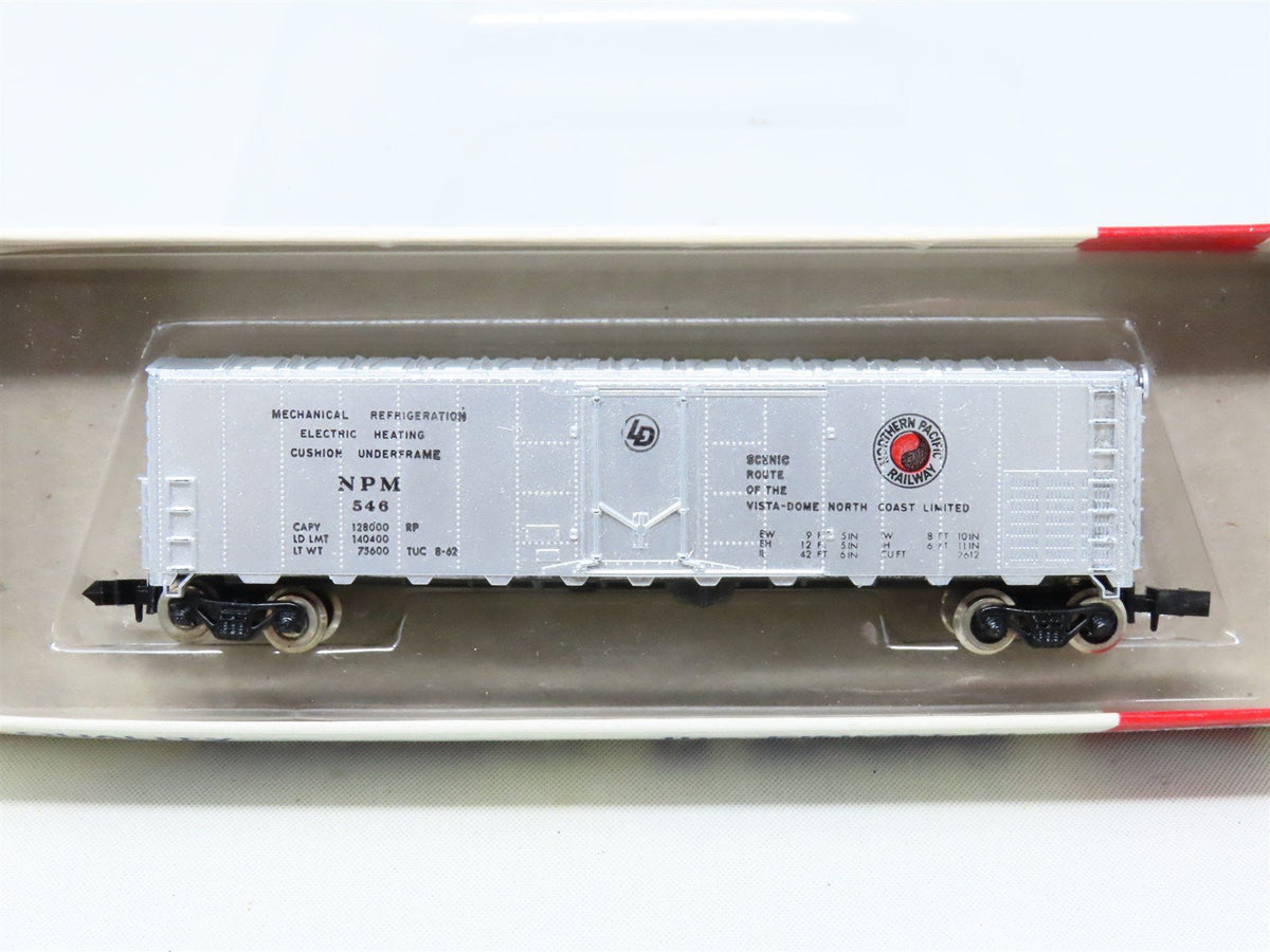 N Scale Con-Cor 1671-D NPM Northern Pacific Railway 50&#39; Modern Reefer #546