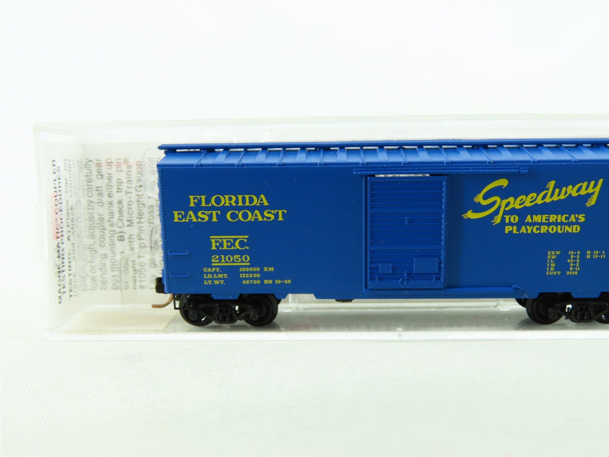 N Scale Micro-Trains MTL 20096 FEC Florida East Coast 40&#39; Box Car #21050