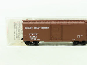 N Scale Micro-Trains MTL 20466 CGW Chicago Great Western 40' Box Car #93365