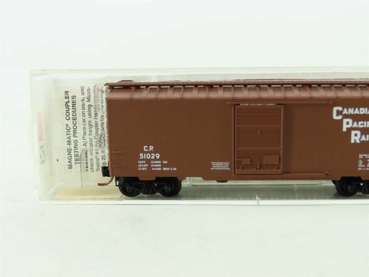 N Scale Micro-Trains MTL 20436/1 CP Canadian Pacific Railway 40&#39; Box Car #51029