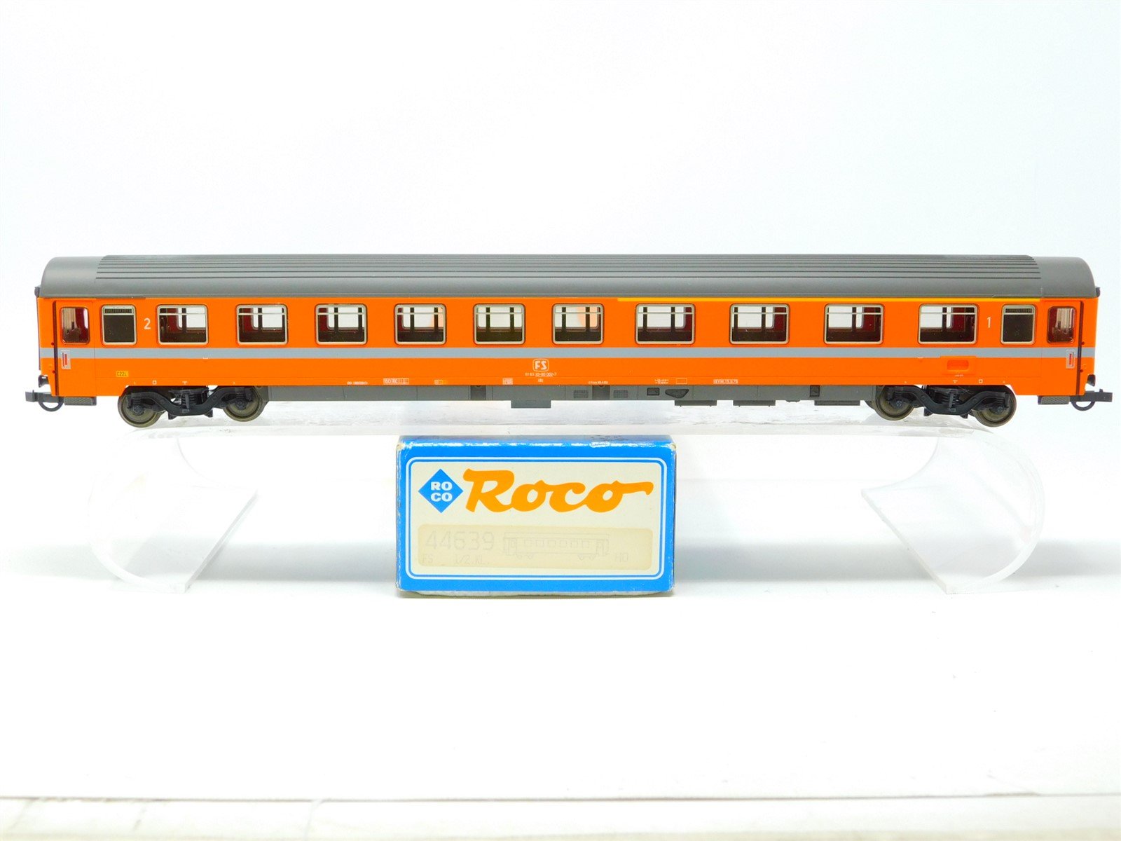 HO Roco 44639 FS Italian State 1st/2nd Class Corridor Coach Passenger #002-7