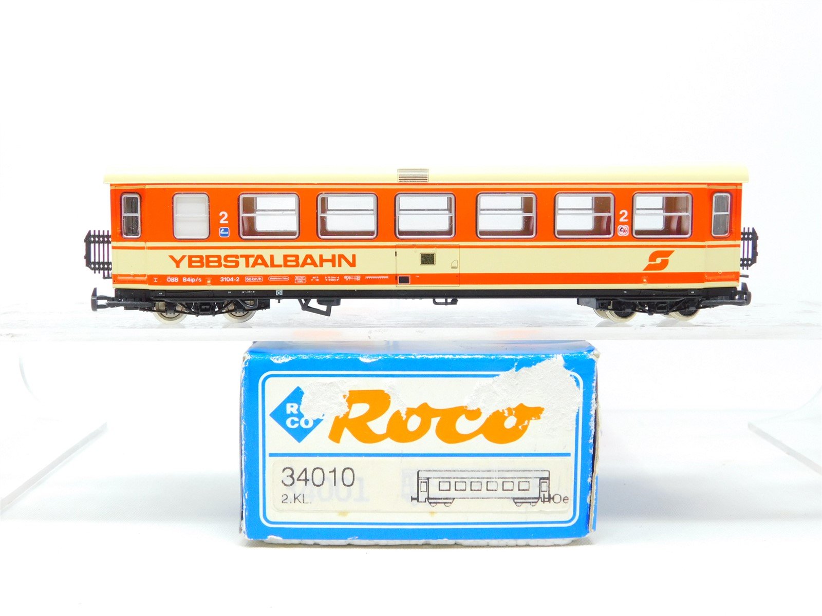 HOe Roco 34010 OBB Austrian Ybbs Valley Railway 2nd Class Coach Passenger 3104-2