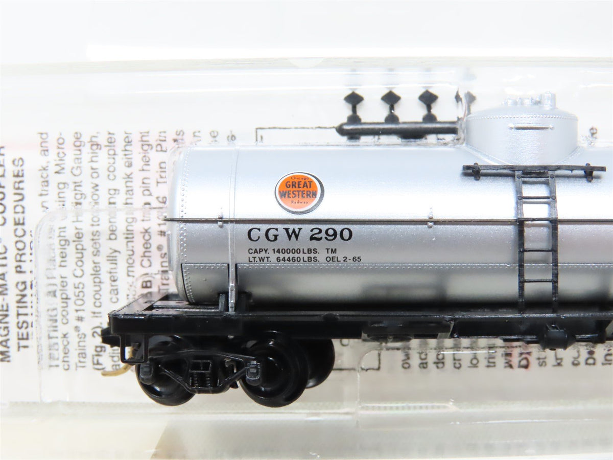 N Scale Micro-Trains MTL 65400 CGW Chicago Great Western 39&#39; Tank Car #290