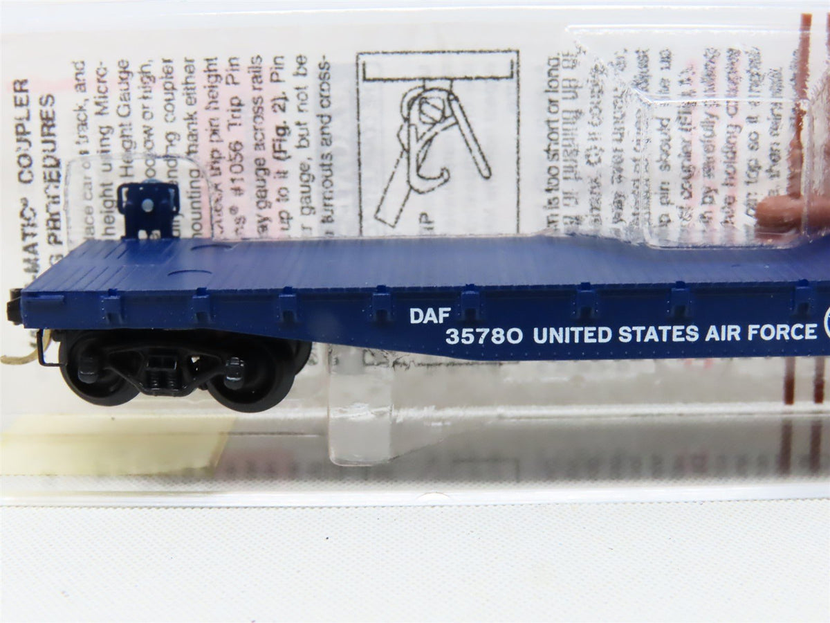 N Scale Micro-Trains MTL 45190 DAF United States Air Force 50&#39; Flat Car #35780