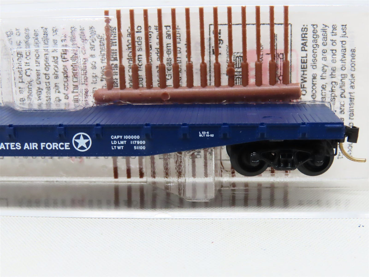 N Scale Micro-Trains MTL 45190 DAF United States Air Force 50&#39; Flat Car #35780