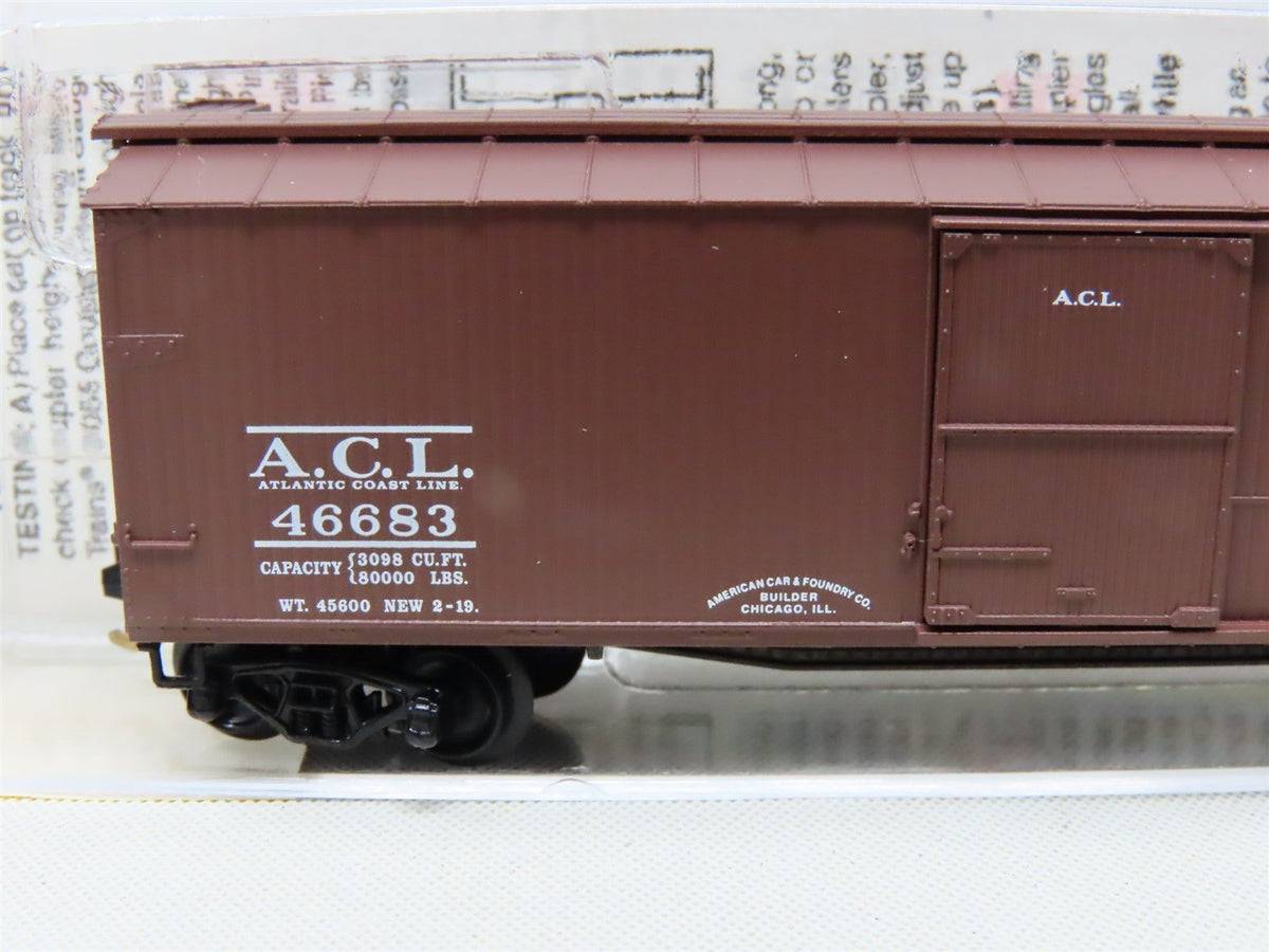 N Scale Micro-Trains MTL 39080 ACL Atlantic Coast Line 40&#39; Wood Box Car #46683