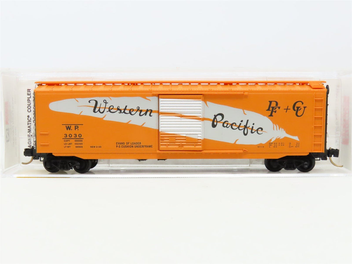 N Scale Micro-Trains MTL 31290 WP Western Pacific 50&#39; Single Door Box Car #3030