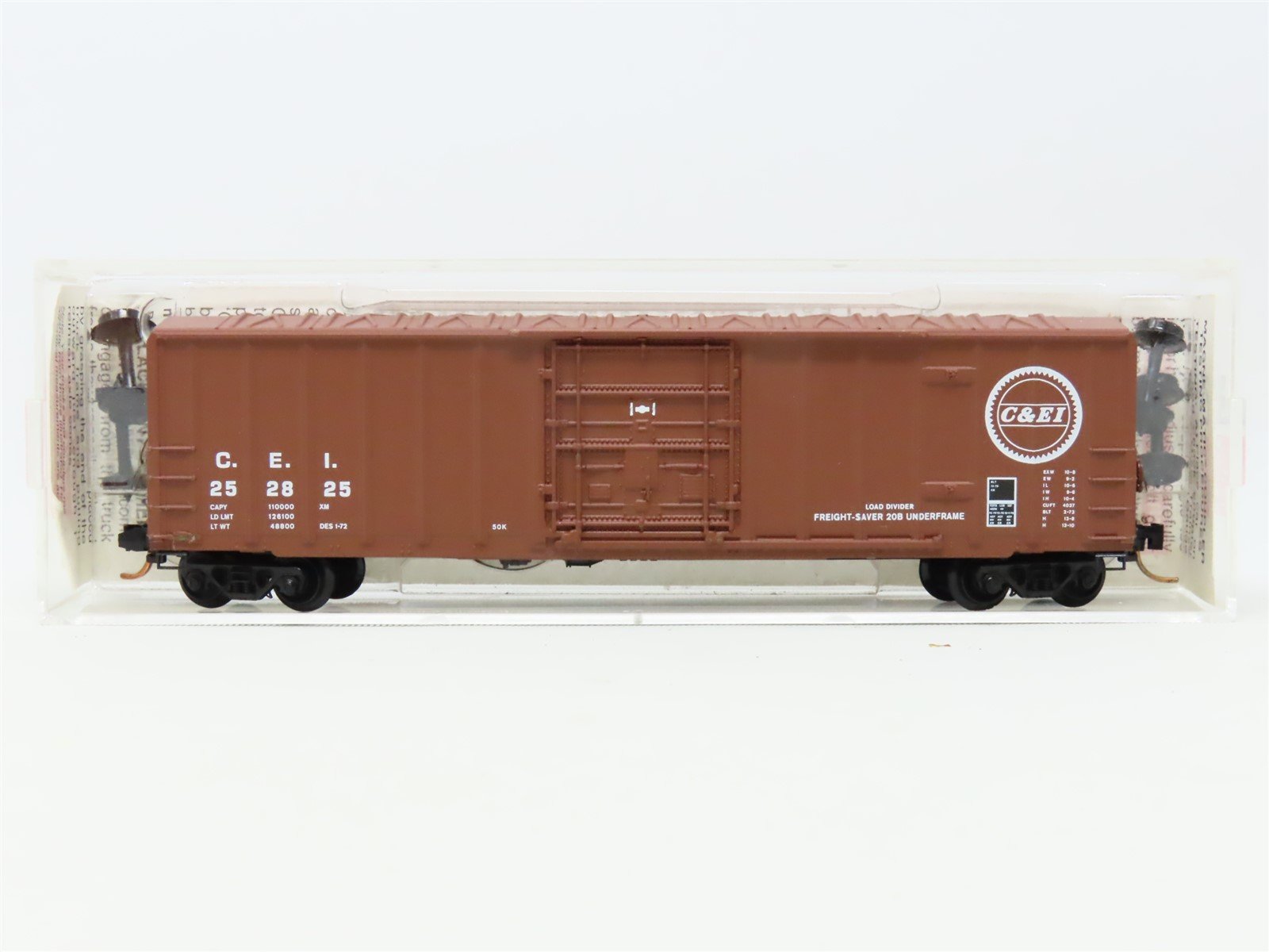 N Micro-Trains MTL 27030 C&EI Chicago & Eastern Illinois 50' Box Car #252825
