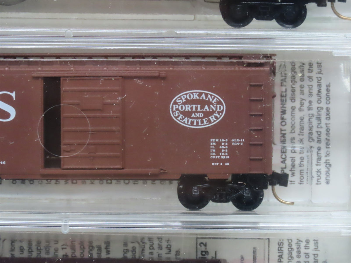 N Micro-Trains MTL 22102 Fallen Flags BN Merger Box Cars &amp; Hopper 4-Pack SEALED