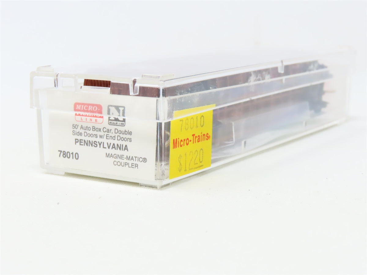 N Scale Micro-Trains MTL 78010 PRR Pennsylvania 50&#39; Double Door Box Car #82023