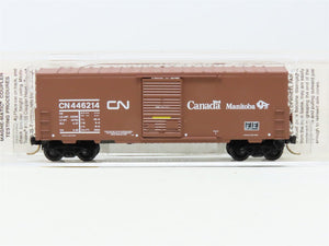 N Scale Micro-Trains MTL 24280 CN Canadian National 40' Box Car #446214