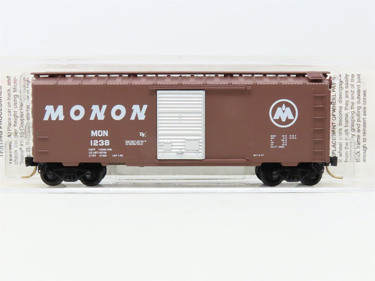 N Scale Micro-Trains MTL 20770 MON Monon 40&#39; Single Door Box Car #1238