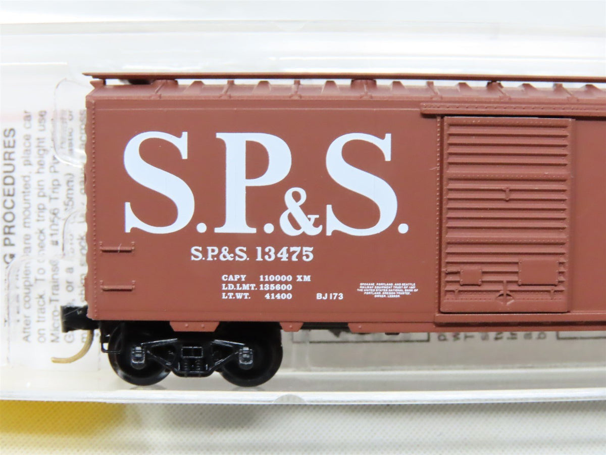N Scale Micro-Trains MTL 20246 SP&amp;S Spokane Portland &amp; Seattle 40&#39; Box Car 13475