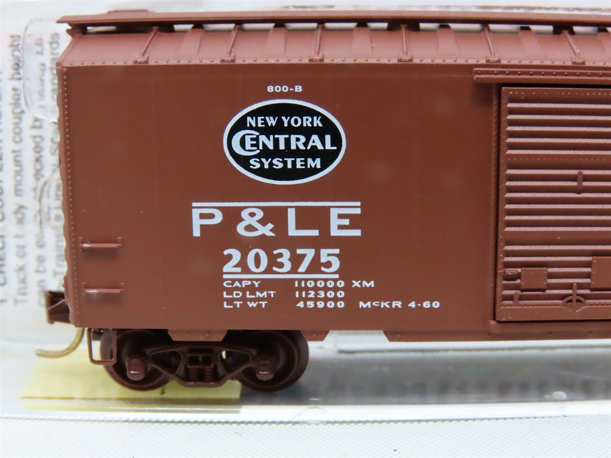 N Scale Micro-Trains MTL 20410 P&amp;LE Pittsburgh &amp; Lake Erie 40&#39; Box Car #20375