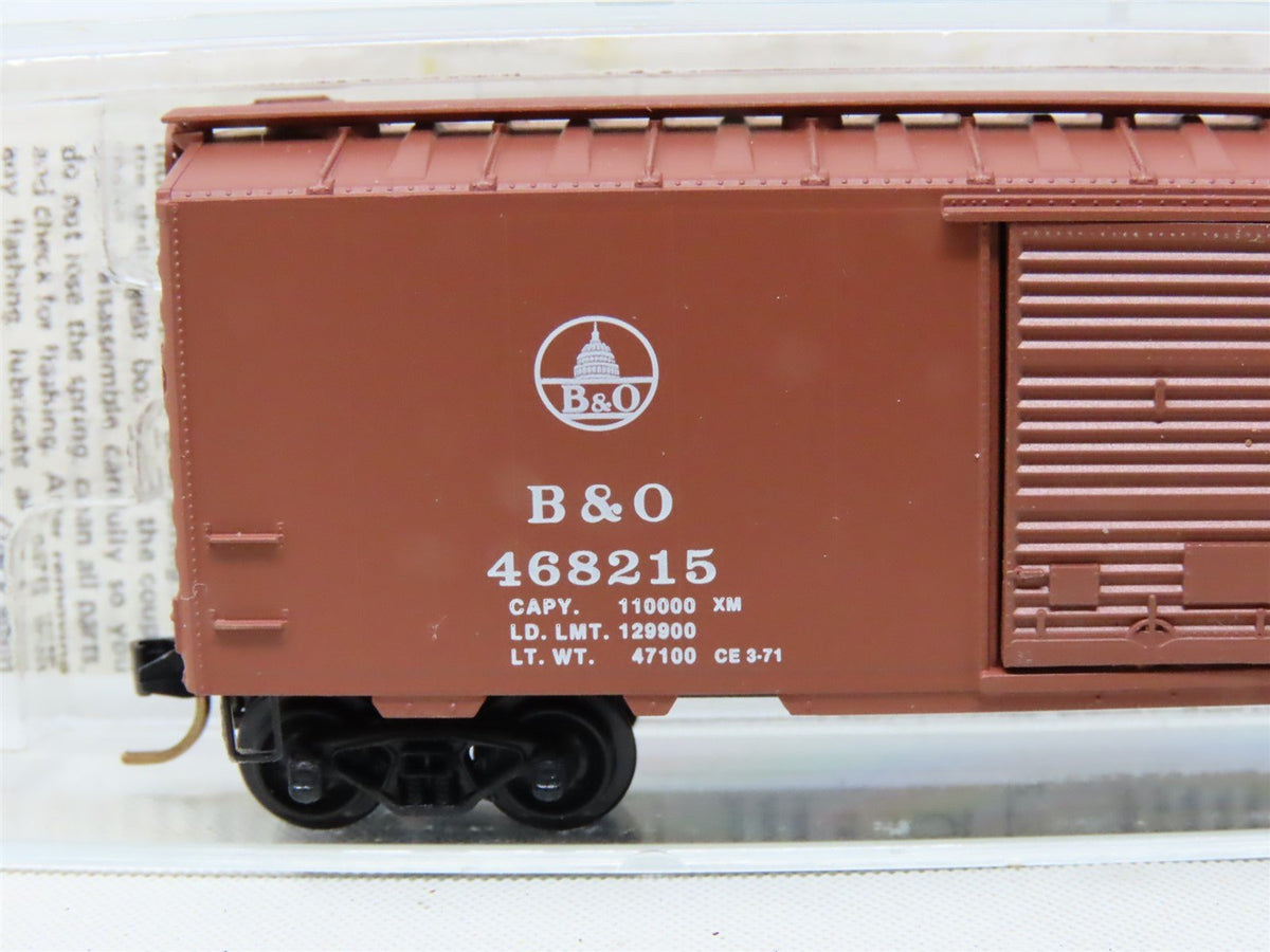 N Scale Kadee Micro-Trains MTL 20312 B&amp;O Baltimore &amp; Ohio 40&#39; Box Car #468215