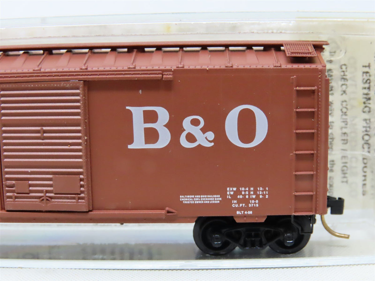 N Scale Kadee Micro-Trains MTL 20312 B&amp;O Baltimore &amp; Ohio 40&#39; Box Car #468215