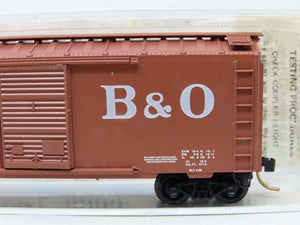 N Scale Kadee Micro-Trains MTL 20312 B&O Baltimore & Ohio 40' Box Car #468215