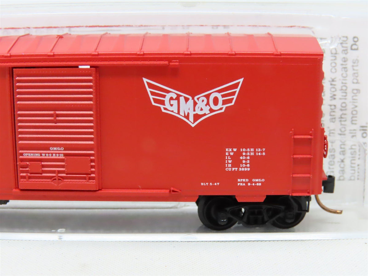 N Scale Micro-Trains MTL 24240 GM&amp;O Gulf Mobile &amp; Ohio 40&#39; Box Car #21587