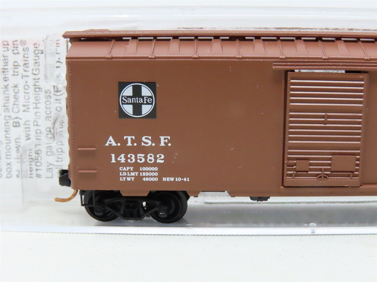N Scale Micro-Trains MTL 20060 ATSF Santa Fe Grand Canyon 40&#39; Box Car #143582